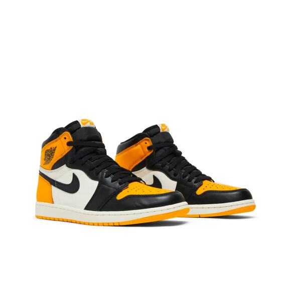 Nike boys Jordan 1 retro high tops size 12 yellow - Picture 2 of 14